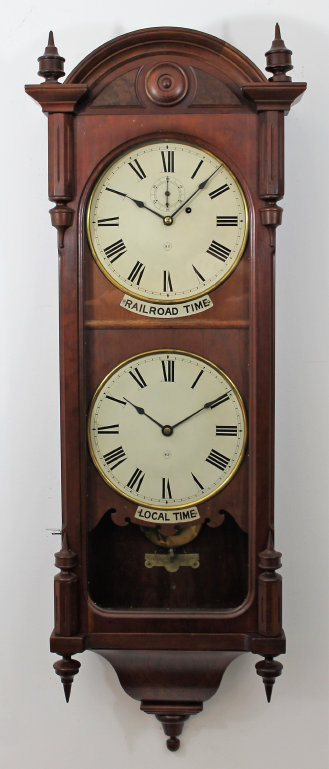 Antique Seth Thomas Regulator No. 6 Double Time Clock — Antique Clocks Price Guide