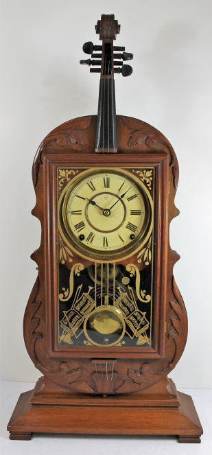 Antique Seth Thomas Violin REPRODUCTION Clock — Antique Clocks Price Guide