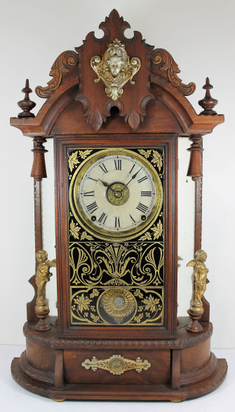 Antique Seth Thomas mirrorside Clock — Antique Clocks Price Guide