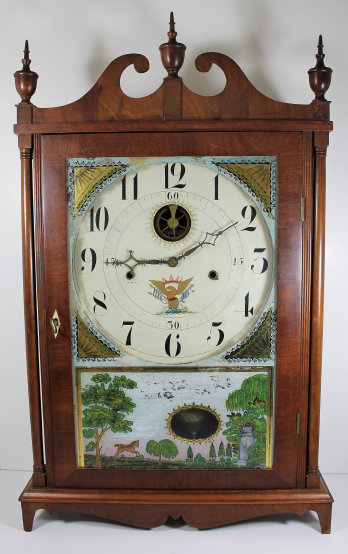 Antique Seth Thomas pillar & scroll - inside/outside Clock — Antique Clocks Price Guide