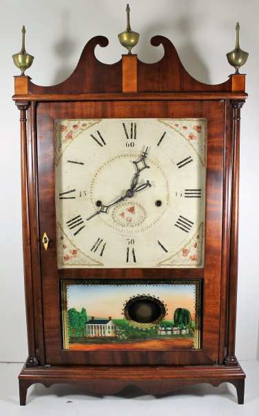 Antique Seth Thomas pillar & scroll - off-center Clock — Antique Clocks Price Guide