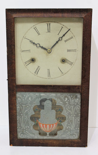 Antique Smith & Goodrich fusee box clock Clock — Antique Clocks Price Guide