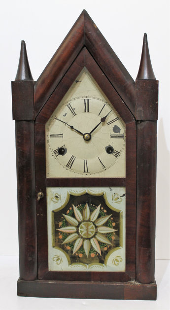 Antique Smith & Goodrich fusee steeple Clock — Antique Clocks Price Guide