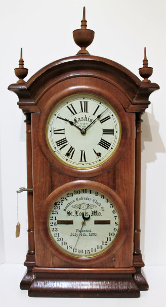 Antique Southern Calendar Fashion No. 2 Clock — Antique Clocks Price Guide
