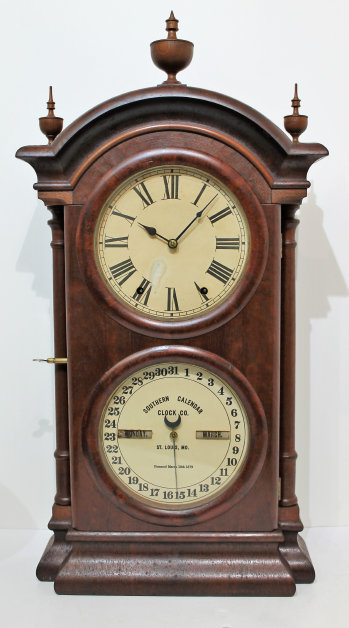 Antique Southern Calendar Fashion No. 2 Clock — Antique Clocks Price Guide