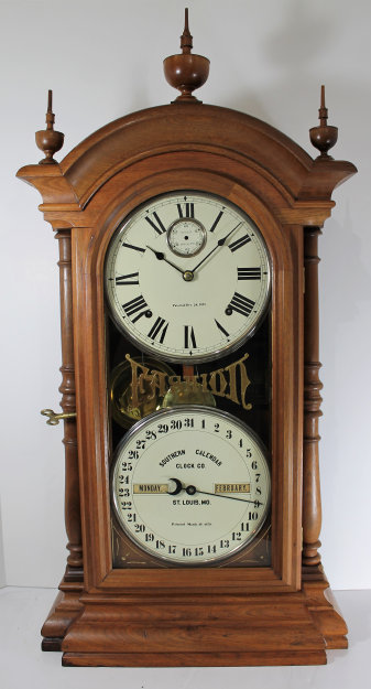 Antique Southern Calendar Fashion No. 4 Clock — Antique Clocks Price Guide