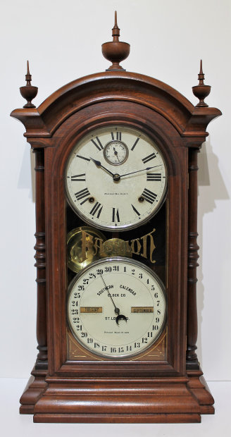 Antique Southern Calendar Fashion No. 4 Clock — Antique Clocks Price Guide