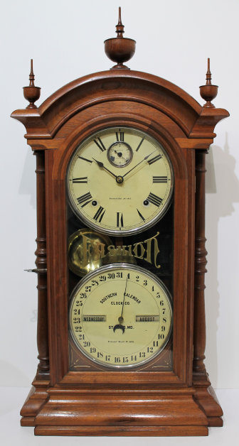 Antique Southern Calendar Fashion No. 4 Clock — Antique Clocks Price Guide