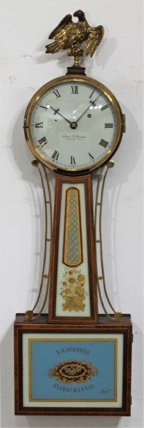 Antique Stennes Experimental banjo Clock — Antique Clocks Price Guide