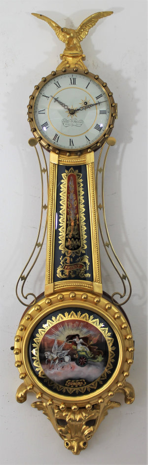 Antique Stennes girandole Clock — Antique Clocks Price Guide