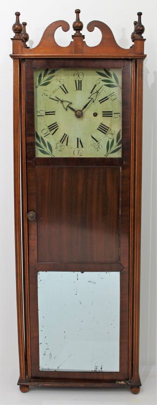 Antique Taber shelf mirror clock Clock — Antique Clocks Price Guide