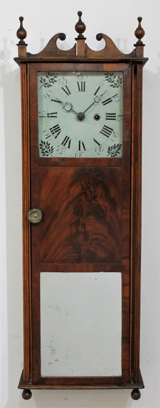 Antique Taber shelf mirror clock Clock — Antique Clocks Price Guide