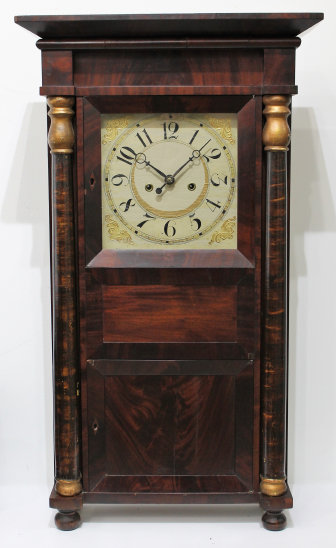 Antique Terry Jr 8 day C&C Clock — Antique Clocks Price Guide