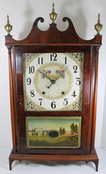 Antique Terry, Eli & Samuel pillar & scroll Clock — Antique Clocks Price Guide