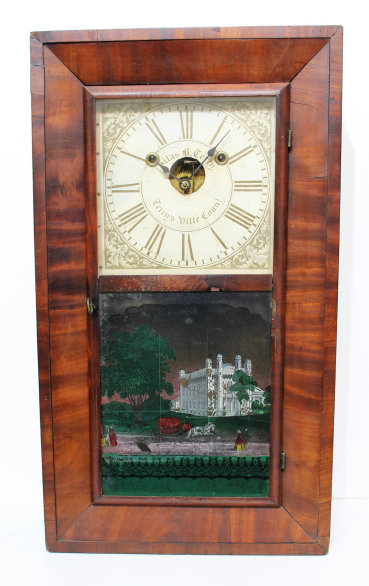 Antique Terry, SB bevel-front shelf Clock — Antique Clocks Price Guide