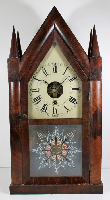 Antique Terry, SB steeple  double-wind Clock — Antique Clocks Price Guide