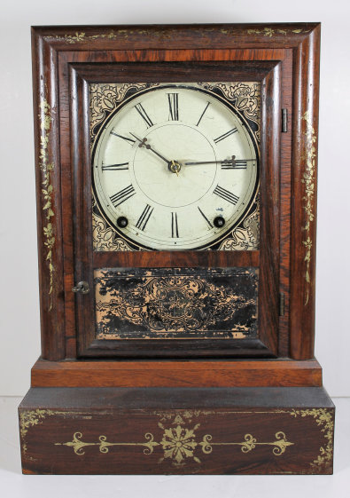 Antique Terry & Andrews gilt cottage Clock — Antique Clocks Price Guide
