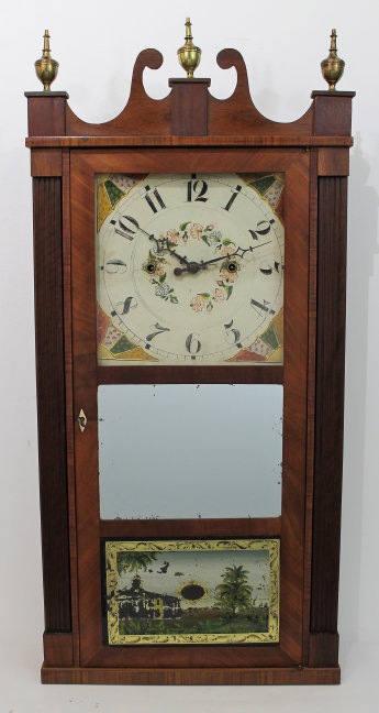 Antique Thayer reeded shelf clock Clock — Antique Clocks Price Guide
