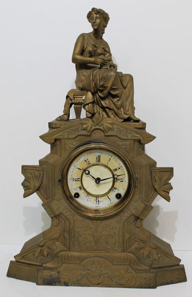 Antique US Clock Co Muller Figural No. 180 Clock — Antique Clocks Price Guide