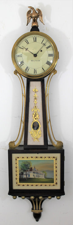 Antique Waltham No. 31 Colonial banjo Clock — Antique Clocks Price Guide