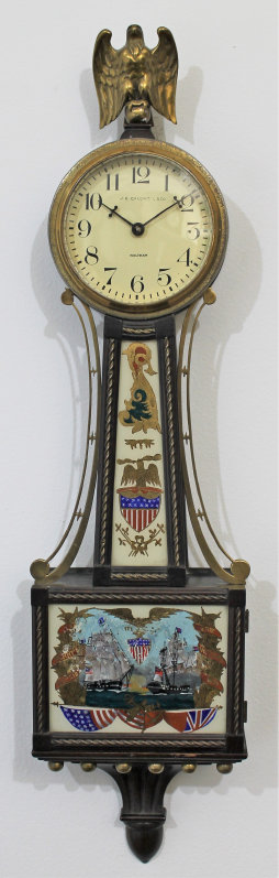 Antique Waltham miniature banjo Clock — Antique Clocks Price Guide