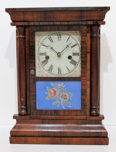 Antique Waterbury Column Spring Clock — Antique Clocks Price Guide