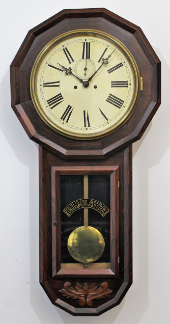 Antique Waterbury Regulator No. 2 Clock — Antique Clocks Price Guide