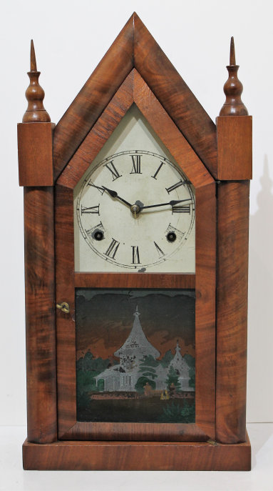 Antique Waterbury Sharp Gothic Clock — Antique Clocks Price Guide