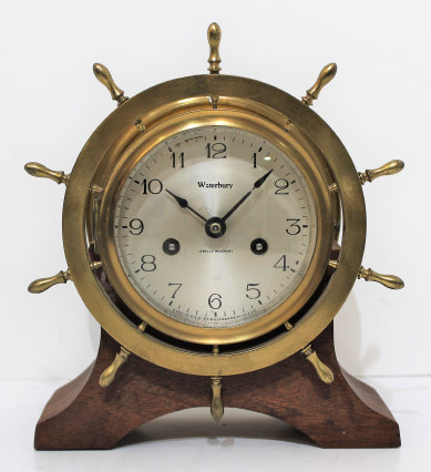 Antique Waterbury Ship's Bell No. 10 Clock — Antique Clocks Price Guide