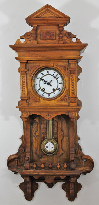 Antique Werner open well Vienna Clock — Antique Clocks Price Guide