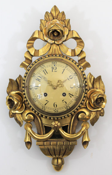 Antique Westerstrands Swedish cartel Clock — Antique Clocks Price Guide