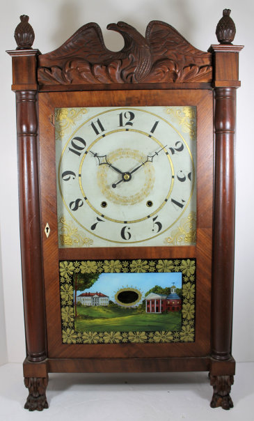 Antique Whiting C&S short drop Clock — Antique Clocks Price Guide