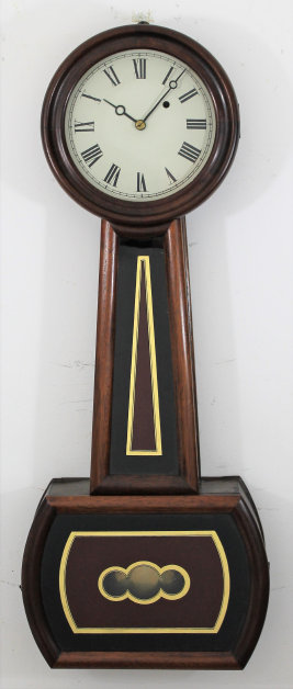 Antique unknown Attleboro banjo Clock — Antique Clocks Price Guide