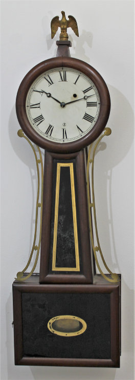 Antique unknown Boston banjo Clock — Antique Clocks Price Guide