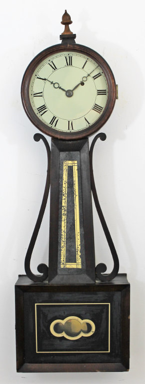 Antique unknown N Attlboro square bottom Clock — Antique Clocks Price Guide