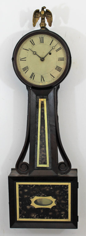 Antique unknown N Attlboro square bottom Clock — Antique Clocks Price Guide