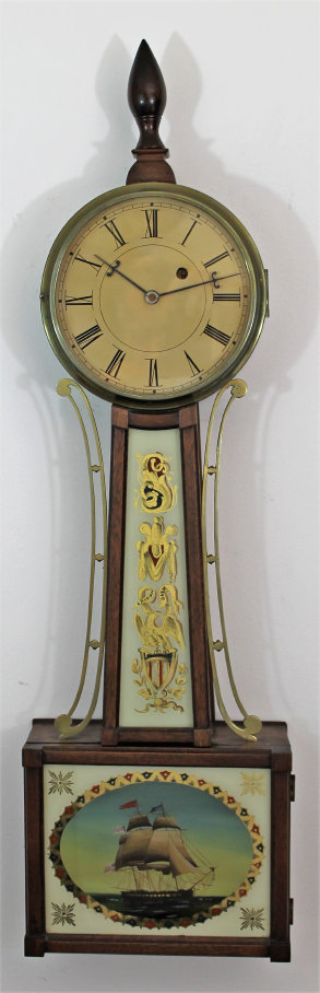 Antique unknown early banjo Clock — Antique Clocks Price Guide