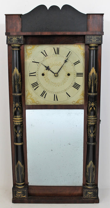 Antique unknown looking glass Clock — Antique Clocks Price Guide
