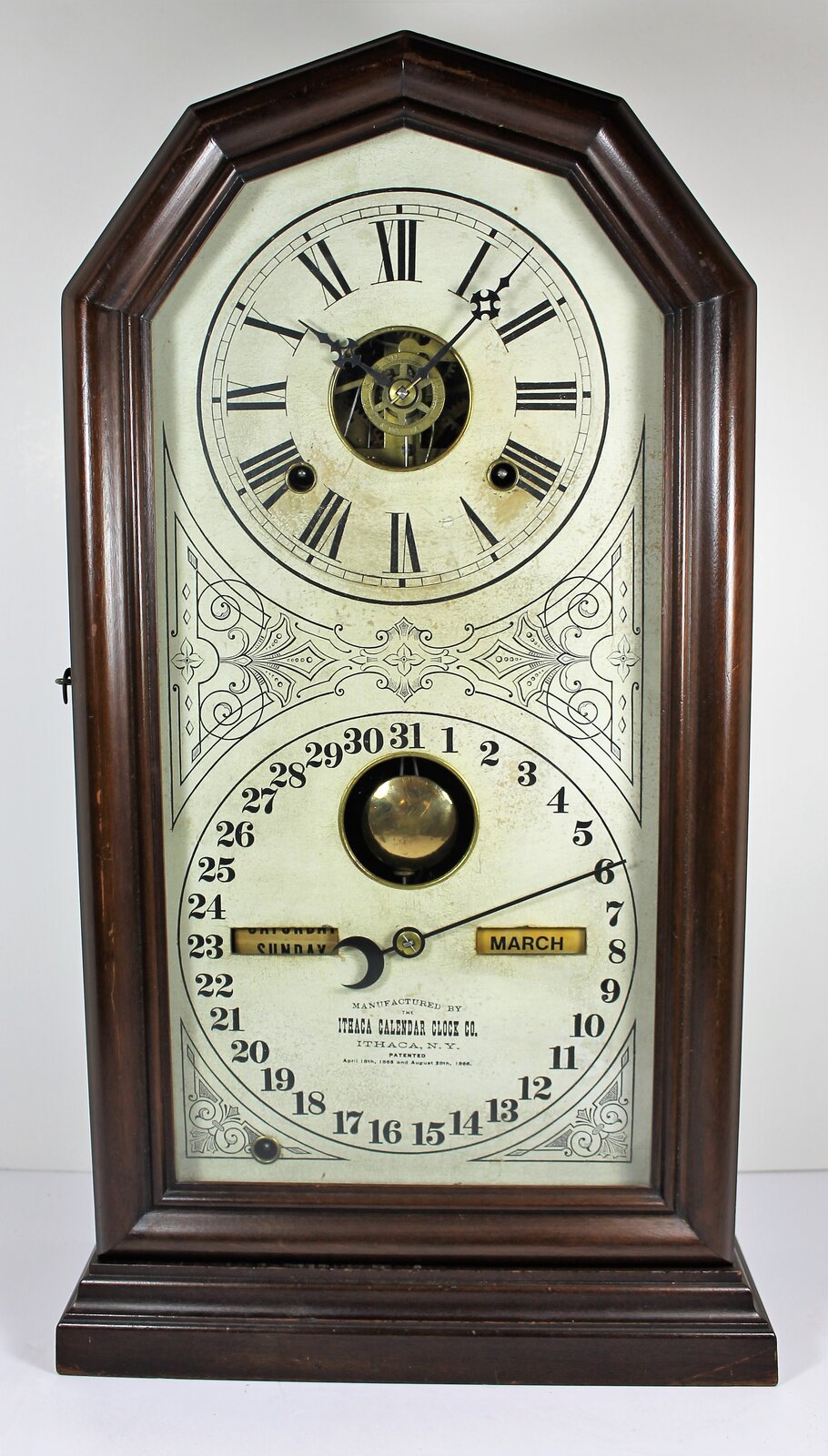 Antique Ithaca No. 11 Octagon Clock — Antique Clocks Price Guide