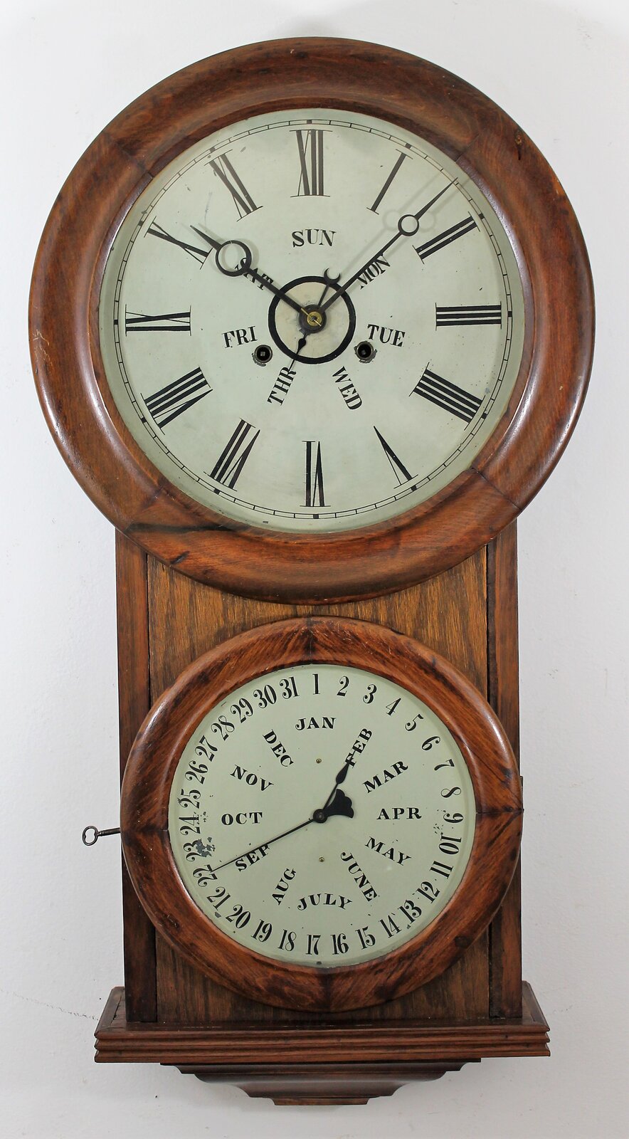 Antique Lewis Calendar No. 2 Clock — Antique Clocks Price Guide