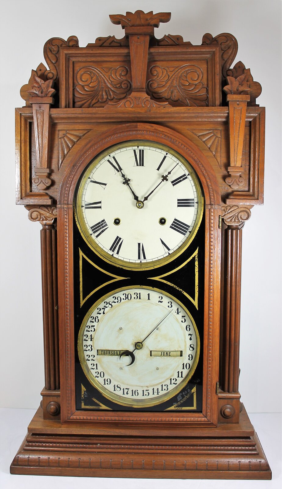 Antique Waterbury Calendar No. 43 Clock — Antique Clocks Price Guide