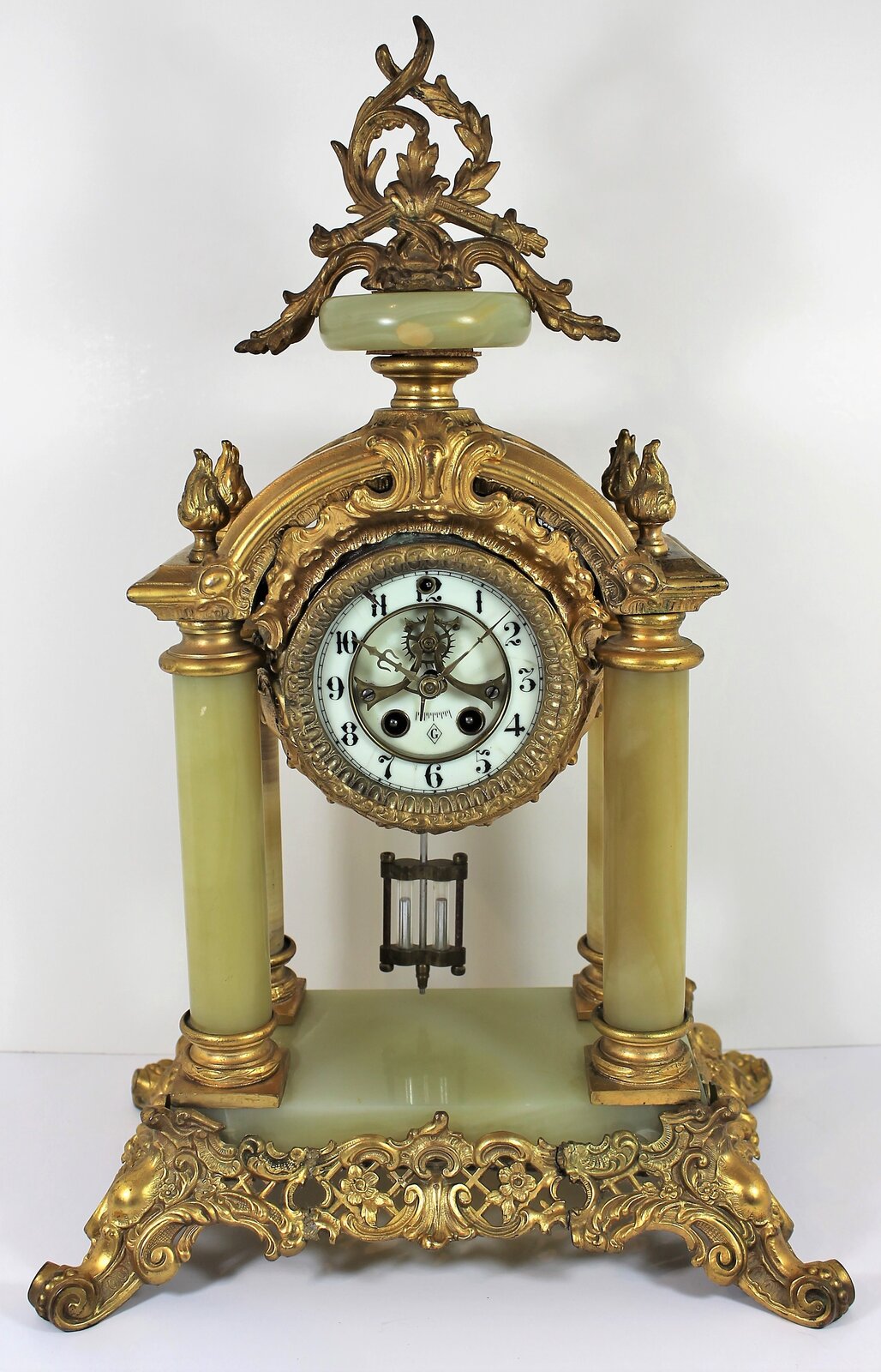 Antique Gilbert Tuscan Clock — Antique Clocks Price Guide