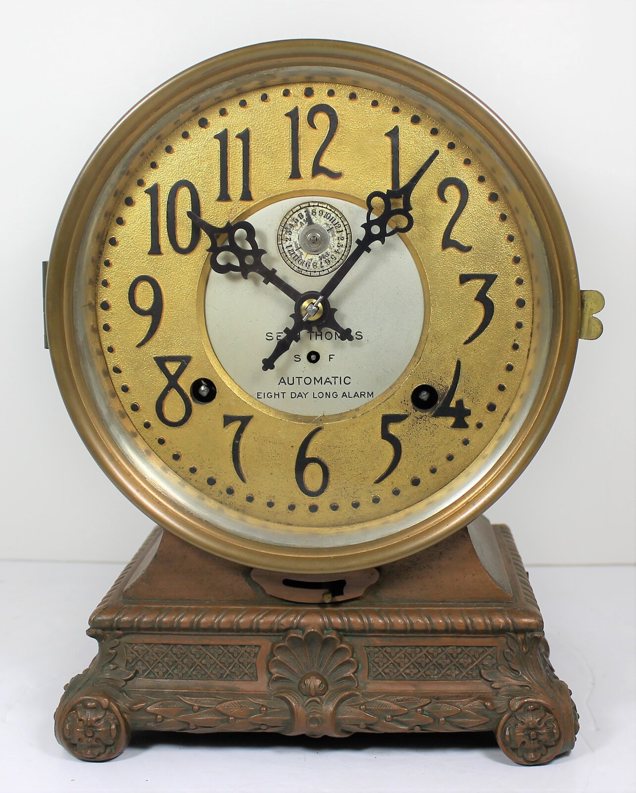 Antique Seth Thomas Grand alarm Clock — Antique Clocks Price Guide