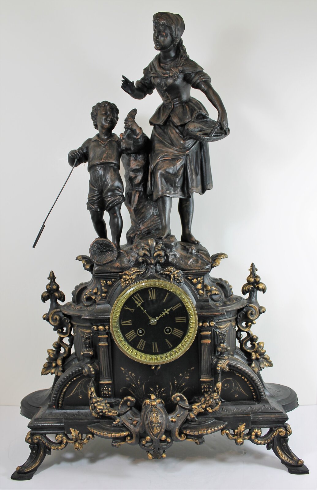 Antique Marti figural Clock — Antique Clocks Price Guide