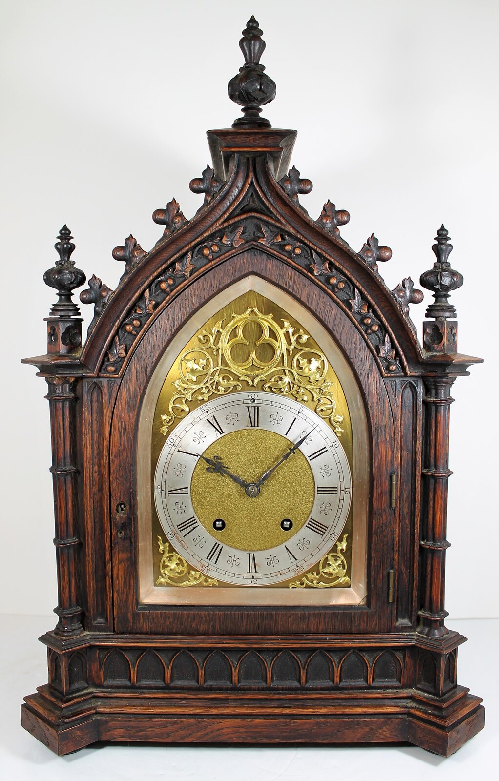 Antique Lenzkirch steeple bracket Clock — Antique Clocks Price Guide