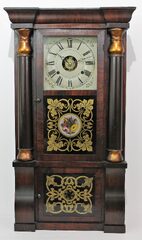 Antique Seth Thomas Column Large sleigh front Clock