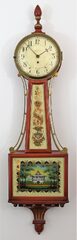 Antique Waltham lever banjo Clock