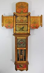 Antique Haines Carlos cigar advertiser Clock