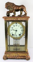 Antique Seth Thomas Empire No. 13 w lion Clock