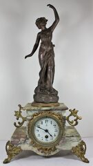 Antique Japy Freres figural marble Clock